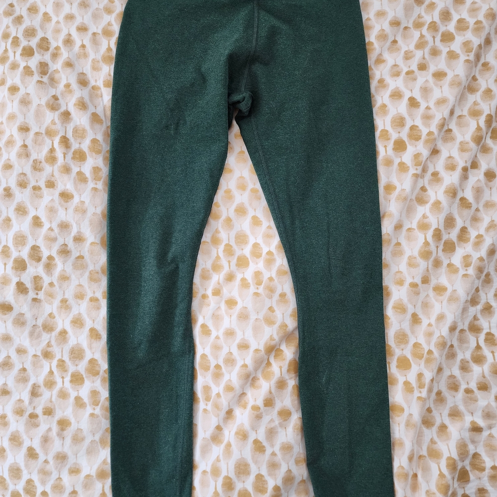 Pact Green On-The-Go TO Leggings Comfortable Cotton Blend Bottoms BARELY WORN